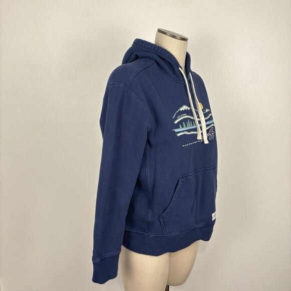 Life Is Good Women's M Winter Lake Walk Simply True Fleece Hoodie Sweatshirt - Picture 3 of 7